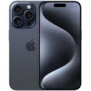 Apple iPhone 15 Pro 256GB Blue Titanium - Refurbished | Very Good Condition - 1-Year Warranty - 5G Smartphone