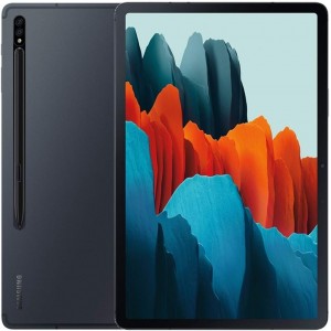 SAMSUNG Galaxy Tab S7+ Wi-Fi 128GB Mystic Black with S Pen - Refurbished - 1 Year Warranty