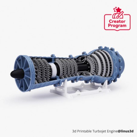 Jet Engine Model Components Kit 006 – DIY Jet Engine Model - GeeWiz
