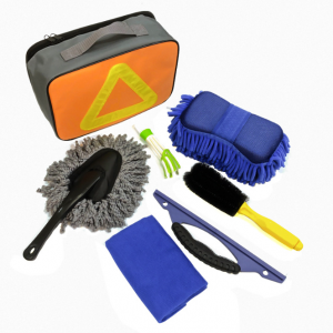 7-Piece Portable Car Cleaning Tools Kit - Compact &amp; Versatile