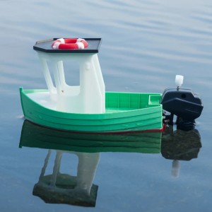 Boat Model Components Kit 010 – Windup Motor Boat Parts for 3D Printed Model