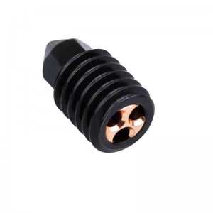 Three Hole Hardened Steel Nozzle – Available in 0.2mm- 0.4mm- 0.6mm- 0.8mm and 1.0mm Sizes
