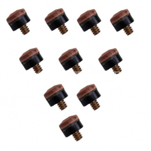 Premium Pool Cue Screw-On Tips for Enhanced Precision and Durability (4 Pack)