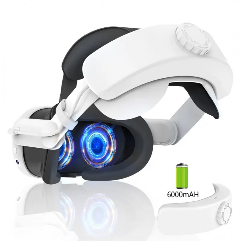 Cinturino Elite CloudValley Per Meta Quest 3s/Quest 3 – Regolazione One-click, Imbottitura Morbida, Leggero E Pieghevole