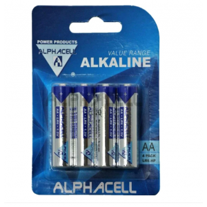 Alkaline VALUE AA LR6 4pc -CARDED