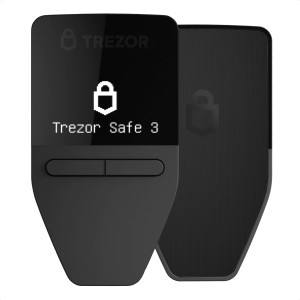 Trezor Safe 3 - Passphrase &amp; Secure Element Protected Crypto Hardware Wallet