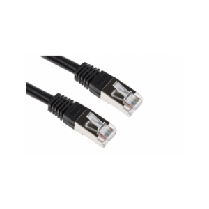 Acconet CAT6 UTP Flylead- 2 Meter- Straight- Stranded Cable- Moulded Boots and Plugs- Black
