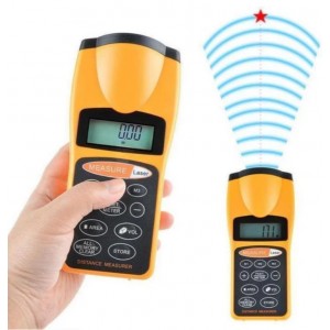 Ultrasonic Laser Distance Measurer CP-3007