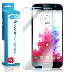 ILLUMI AquaShield (2-Pack) Screen Protector for Samsung Galaxy S7 FULL screen coverage (Case Friendly)