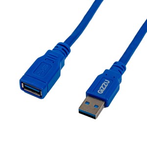 Gizzu USB 3.0 Extension Cable 5Meter- Blue
