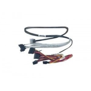 Intel A2UCBLSSD Cable Kit 1x Power Cable and 1x Mini-SAS HD (SFF-8643) to 4x Drive Fan-out Cable for R2000WT Server Family