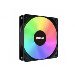 Raidmax NVX120FBDC4 120mm 3pin ARGB 4in1 Fan - Black