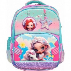 16" 3D Unicorn Kids Backpack