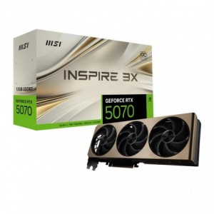MSI GeForce Graphics Card INSPIRE 3X OC 12GB |RTX 5070