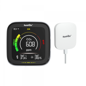 RainPoint Air Quality Meter (Co2 Detector) + Wi-Fi Hub