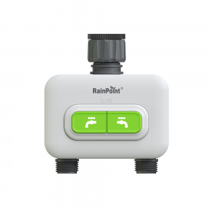 RainPoint Wireless Smart Wi-Fi 2-Zone Irrigation Hose Timer (Device Only)