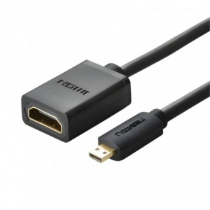 UGREEN Micro HDMI Male to HDMI Female Adapter - Black