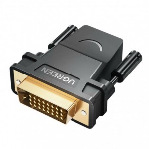 UGREEN  DVI (24+1) Male to HDMI Female Adapter - Black