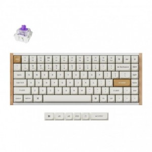 Keychron Wireless Magnetic Custom Keyboard | NEBULA Switch – White