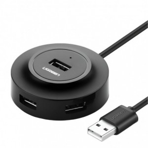 UGREEN 4-IN 1 USB 2.0 Hub (20777) - Black CR106-20277