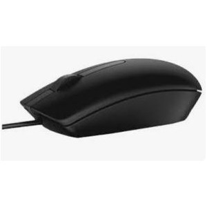 Dell MS116 Wired Optical Mouse- 1000DPI- LED Tracking- Scrolling Wheel- Plug and Play