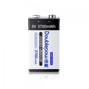 9v 3700mWh Rechargeable Battery - Type C