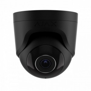 AJAX Security - 5MP IP Black Turret Camera with a 2.8 mm Wide-view Lens | AJAX-TURRET-5MP-28-B