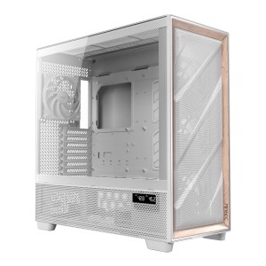 Antec  E-ATX Mid Tower Gaming Chassis – White |FLUX PRO