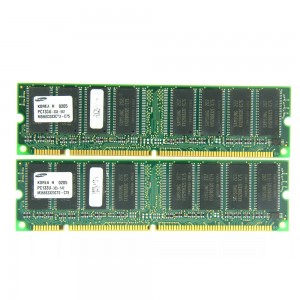 Samsung 512MB (2 x 256MB) PC133 133MHz 168Pin Desktop SDRAM Memory Ram NON-ECC