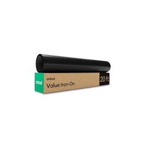 2010893 - Cricut Volume Iron On Black 12In x 20ft