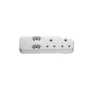 Ellies 4 Way Adaptor - White