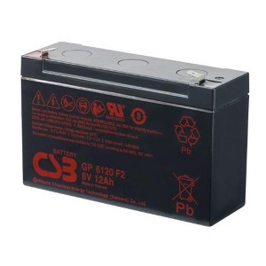 CSB Sealed Lead Acid Battery 6volt 12a/h/31.5W GP6120
