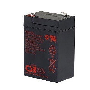 CSB Sealed Lead Acid Battery 6volt 4.5a/h/24.5W GP645