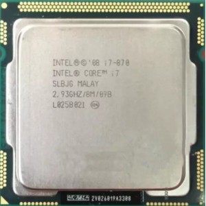 Intel Core i7-870 2.93GHz Quad-Core (BV80605001905AI) Processor - Second Hand- In good condition