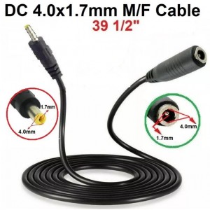 DC Male-to-Female Power Extension DC 4.0x 1.7mm Connector cable