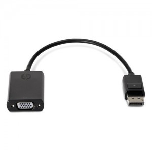HP DisplayPort to VGA Adapter (Black)-F7W97AA