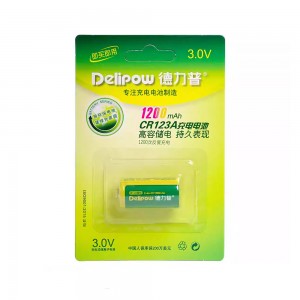 Delipow NX CR123A Battery - 3.6V / 1000mAh