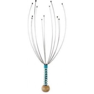 Casey 12 Fingers Scalp Massager Blue