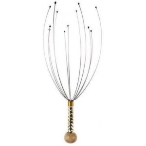 Casey 12 Fingers Scalp Massager Gold