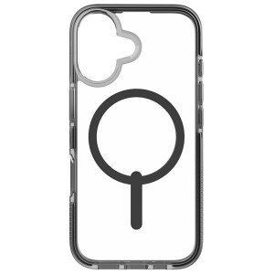 Zagg Santa Cruz Snap Clear/Black Case for iPhone 16