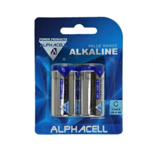 Alkaline VALUE C LR14 2pc -CARDED