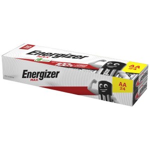 Energizer E91DP24 1.5v MAX Alkaline AA Battery Box 24