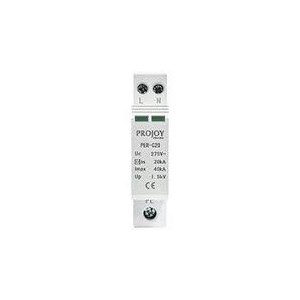 PROJOY Surge Protection Device Single Phase AC 275V 40KA Type 1+2
