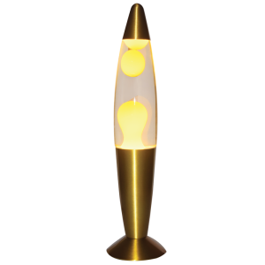 Brightstar Lighting TL109 Yellow/Clear Lava lamp