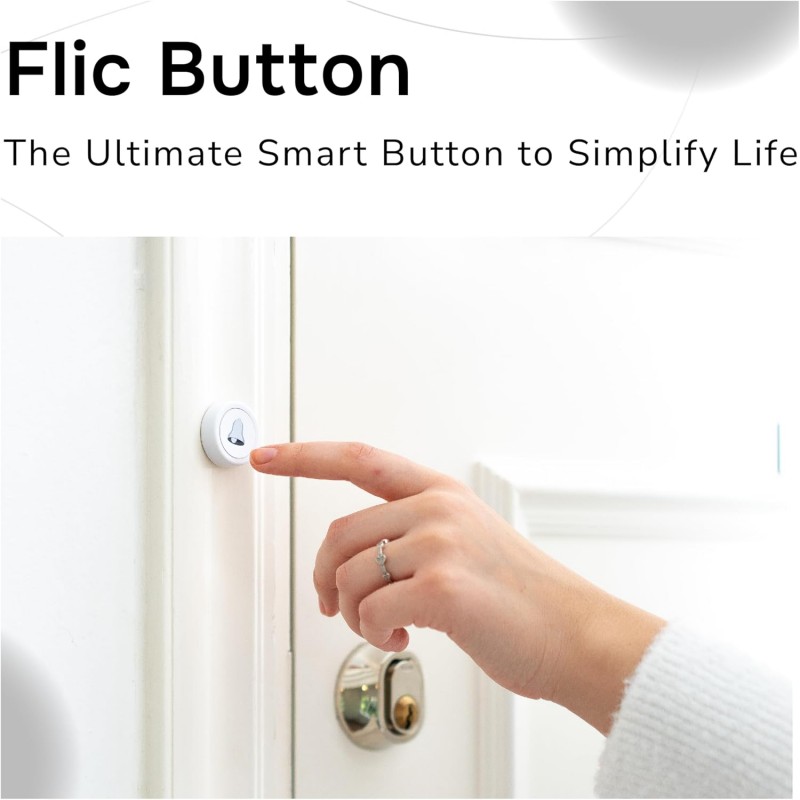 Smart Button Adapter Flic Smart Button 3-Pack | Light Switch- Music Controller- Routine ...