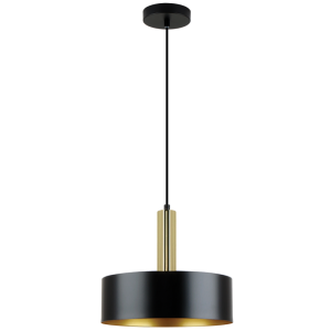 Metal Pendant PEN966 Black