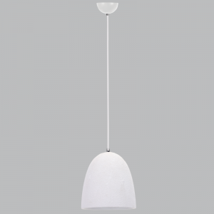 Metal Pendant with Ceramic Shade |PEN934 WHITE