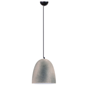 Metal Pendant with Ceramic Shade |PEN933 GREY