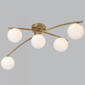 Metal and Plastic Ceiling Fitting  |CF608/5 SATIN BRASS