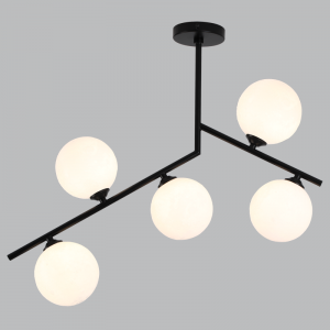 Metal and Plastic Ceiling Fitting |CF607/5 BLACK